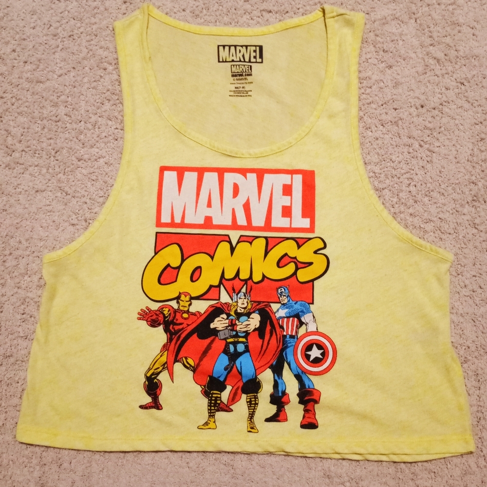 ***Original Marvel*** Crop Top Tank Tee